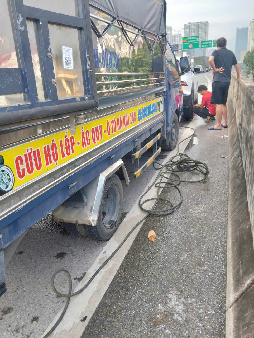 Vá lốp ô tô Cầu giấy 24H- vá lốp lưu động gần đây- 036.333.6980